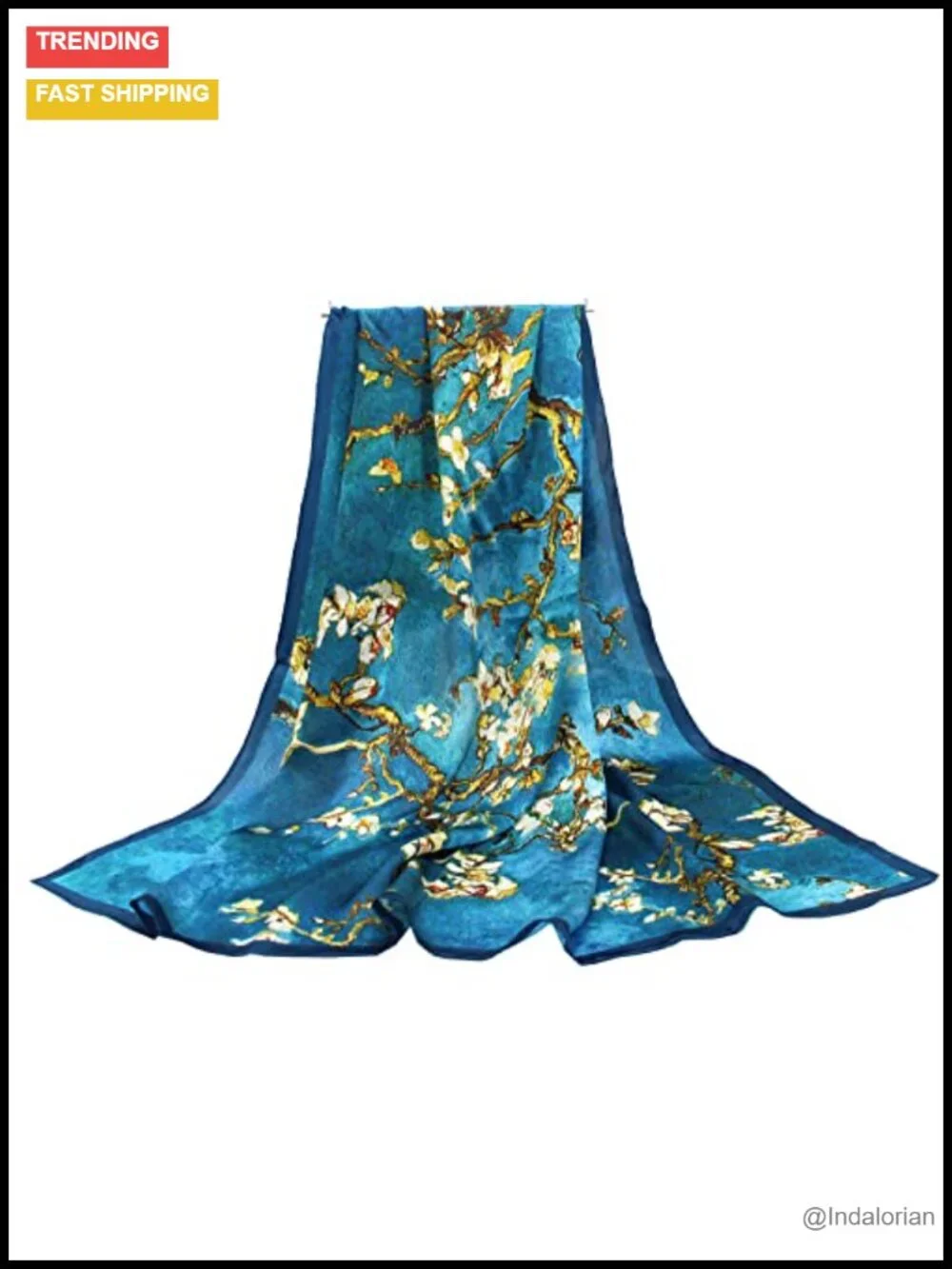 100% Mulberry Silk Large Square Shawl Scarf for Women